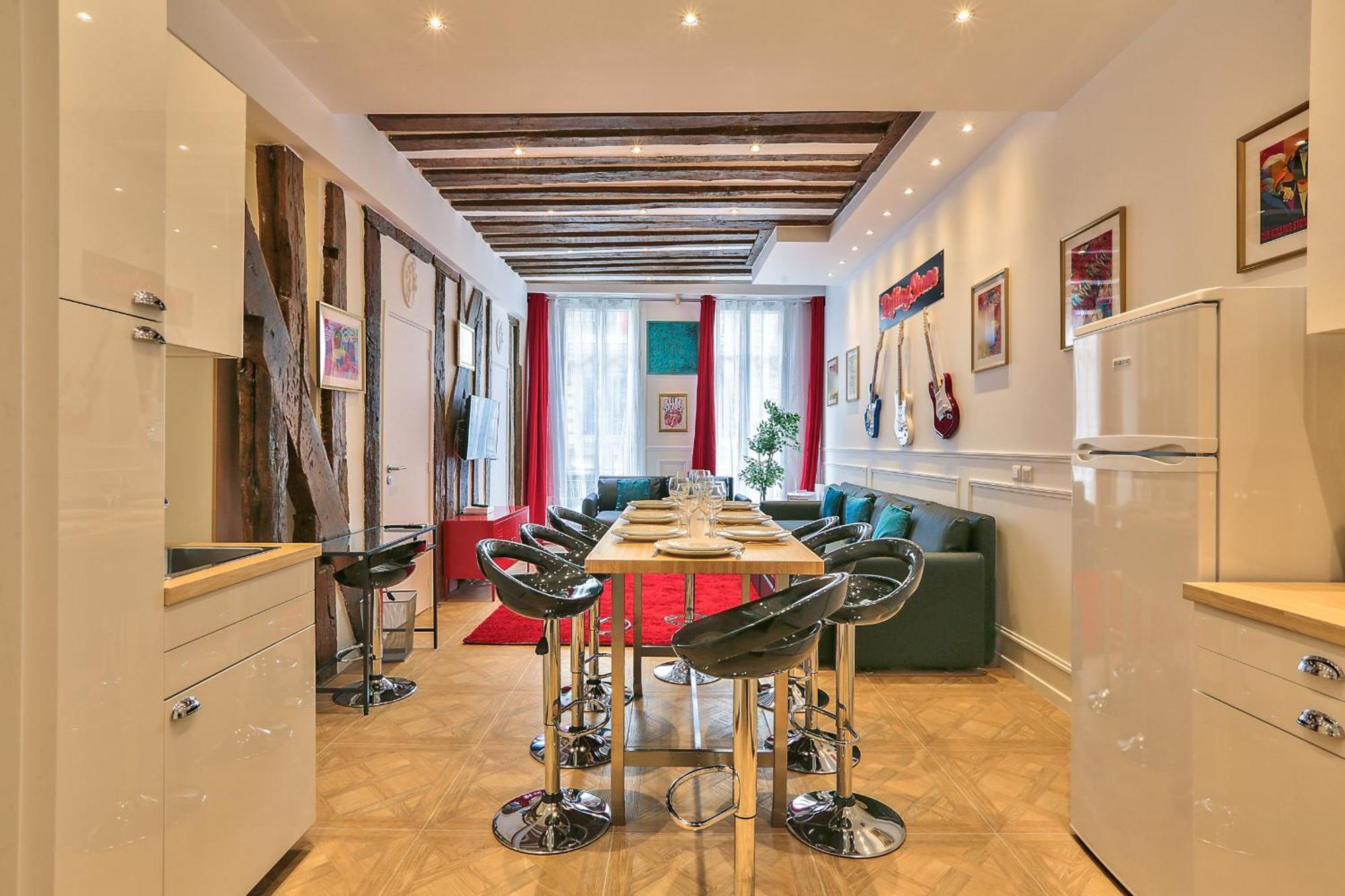 68 - The Rolling Stones Flat Apartment Paris Exterior photo